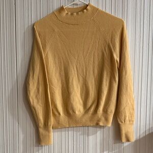 Everlane Women's Mustard Turtleneck Sweater